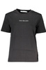 DAMSKI T-SHIRT Z KRÓTKIM RĘKAWEM CALVIN KLEIN CZARNY