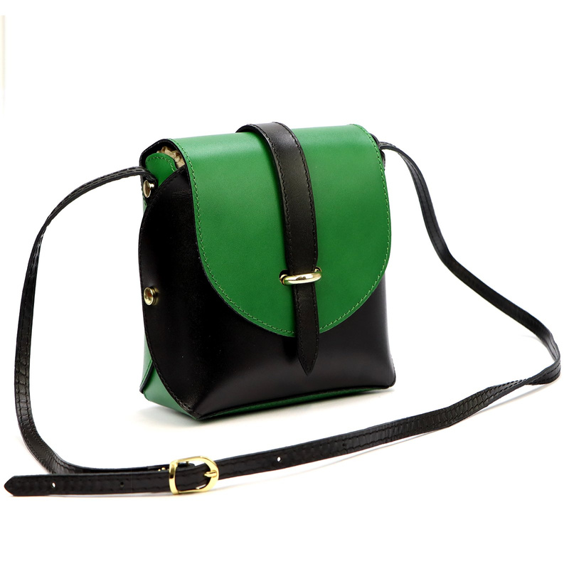 Gregorio damska listonoszka skora naturalna torebka z klapą na ramię