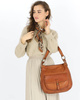 Torebka worek skóra naturalna hobo bag - MARCO MAZZINI camel