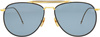 Okulary THOM BROWNE TB015LTDNVY62. Okulary przeciwsłoneczne, Kolor złoty. Unisex.