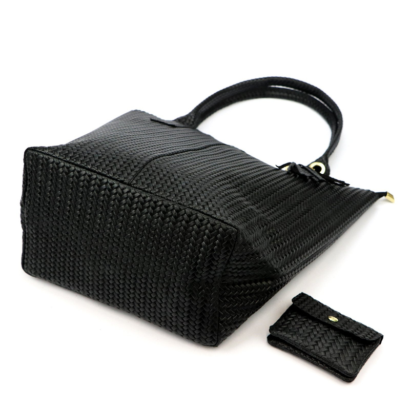 Vera Pelle damska shopperbag z dwoma etui torebka portfel skóra naturalna