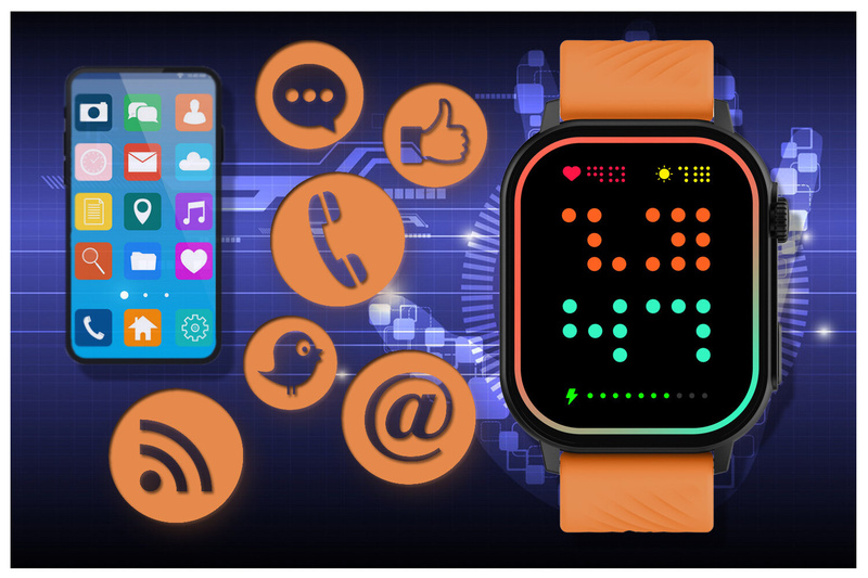 SMARTWATCH UNISEX GRAVITY GT15-2 - ROZMOWY BLUETOOTH, DODATKOWY PASEK (sg029b)