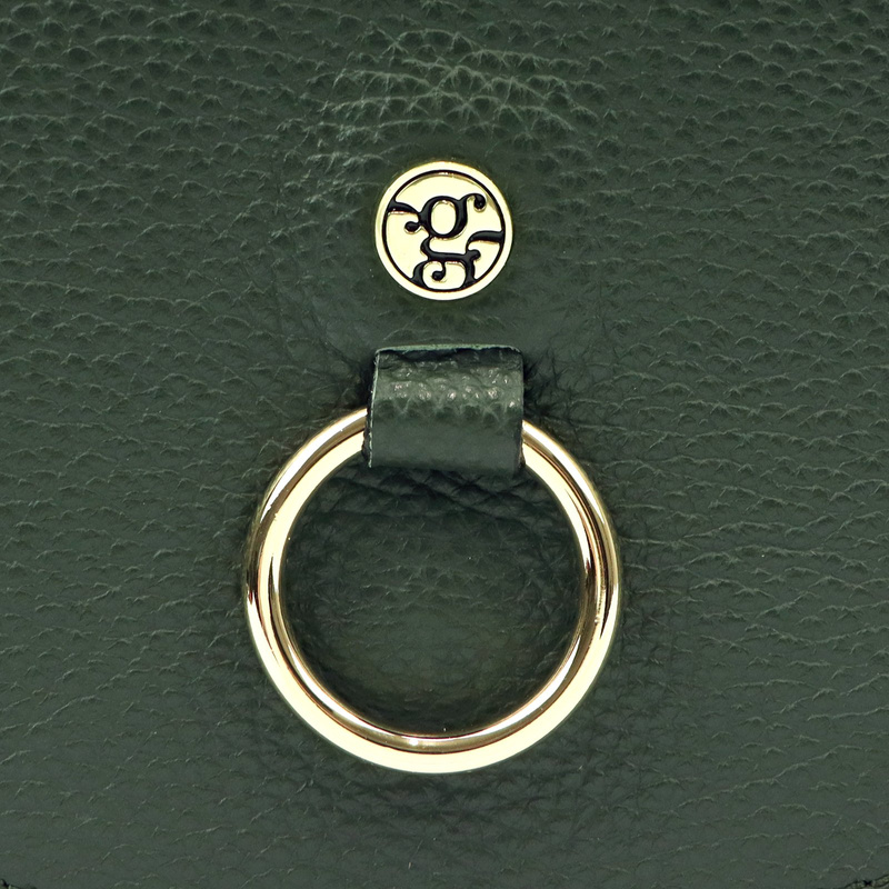 Gregorio skórzana damska listonoszka torebka zamykana klapą na magnes