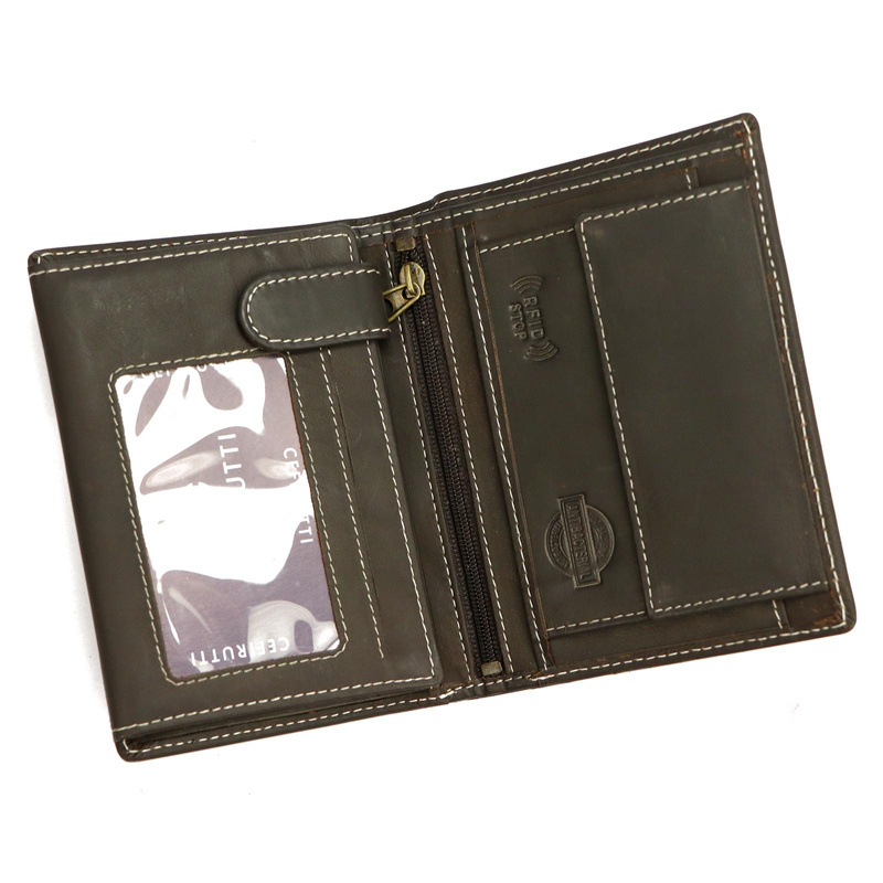 Skórzany męski portfel Cefirutti HT 7680277 RFID