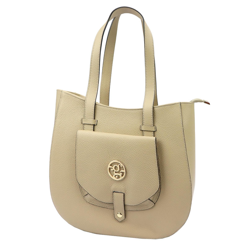 Gregorio duża Skórzana damska shopperbag torebka na ramię z kieszenią