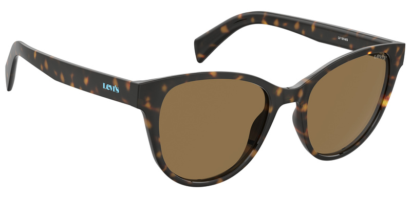 Okulary LEVI'S LV1014S08670. Okulary przeciwsłoneczne, Kolor brązowy havana. Kobieta.