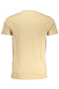 T-SHIRT MĘSKI Z KRÓTKIM RĘKAWEM KLASY CAVALLI BEŻOWY