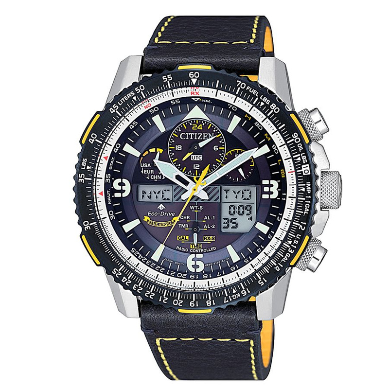 Zegarek CITIZEN JY8078-01L. SOLAR QUARTZ, Kolor niebieski. Mężczyzna.