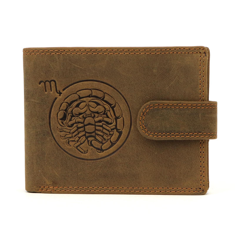 Skórzany męski portfel Nordee L895-TRACTOR