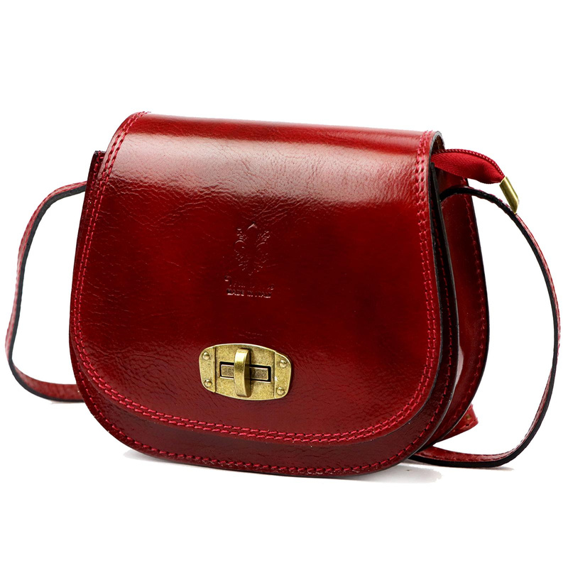 Gregorio Klasyczna damska listonoszka skóra naturalna torebka na ramię