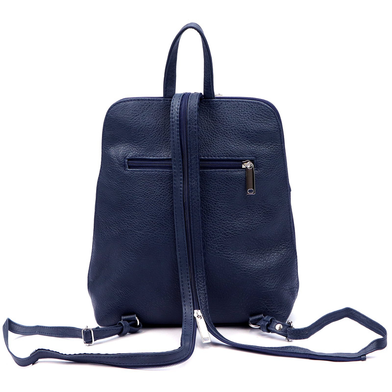 Stylowy Praktyczny Damski plecak-torebka skórzana z kieszeniami Voyager