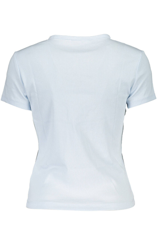 T-SHIRT TOMMY HILFIGER JASNONIEBIESKI DAMSKI T-SHIRT Z KRÓTKIM RĘKAWEM