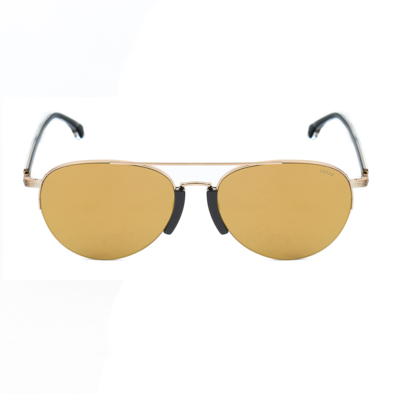 Okulary LOZZA SL2394-57300G. Okulary przeciwsłoneczne, Kolor złoty. Mężczyzna.