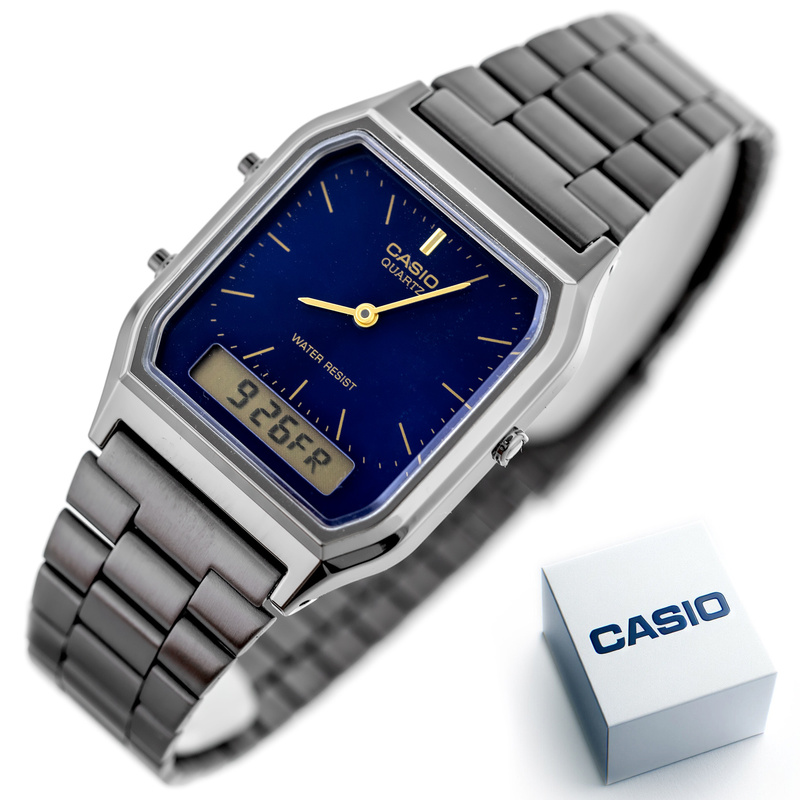 ZEGAREK UNISEX CASIO Vintage  AQ-230GG-2A + BOX