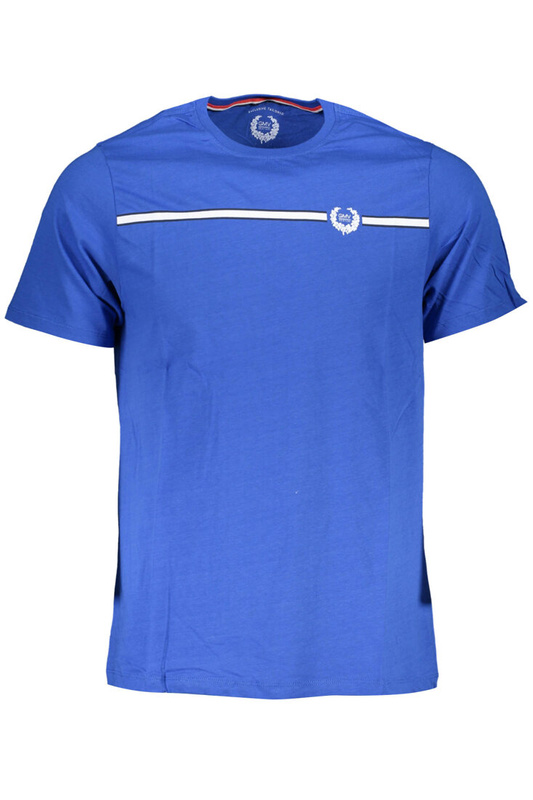GIAN MARCO VENTURI T-SHIRT MĘSKI Z KRÓTKIM RĘKAWEM NIEBIESKI