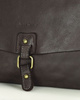Torebka skórzana listonoszka stylowy minimalizm ala messenger leather bag - MARCO MAZZINI brąz caffe