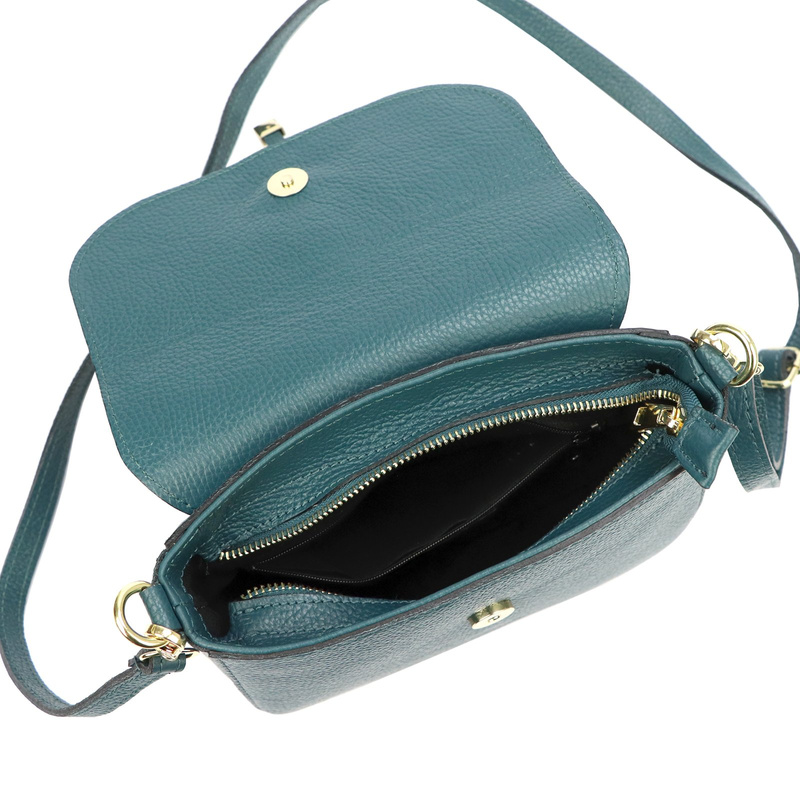 Skórzana stylowa damska listonoszka torebka przez ramię Luka