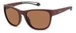 Okulary POLAROID PLD7051S7BL. Okulary przeciwsłoneczne, Kolor czerwony. Unisex.