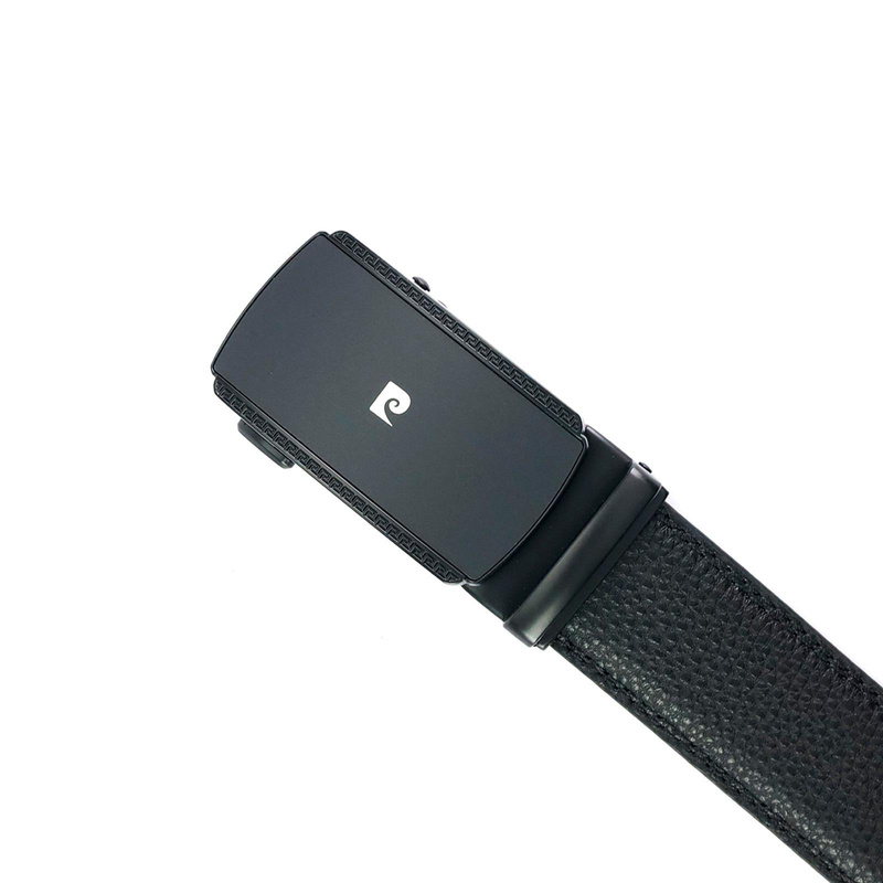 Pierre Cardin męski pasek do spodni skórzany klamra automatyczna