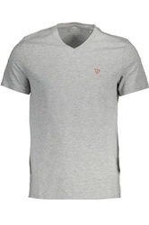 T-SHIRT MĘSKI Z KRÓTKIM RĘKAWEM GUESS JEANS SZARY