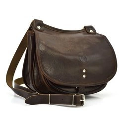 Klasyczna skórzana damska listonoszka vintage