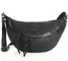 Uniwersalna torebka nerka półksiężyc crossbody runway - skóra naturalna Marco Mazzini czarny
