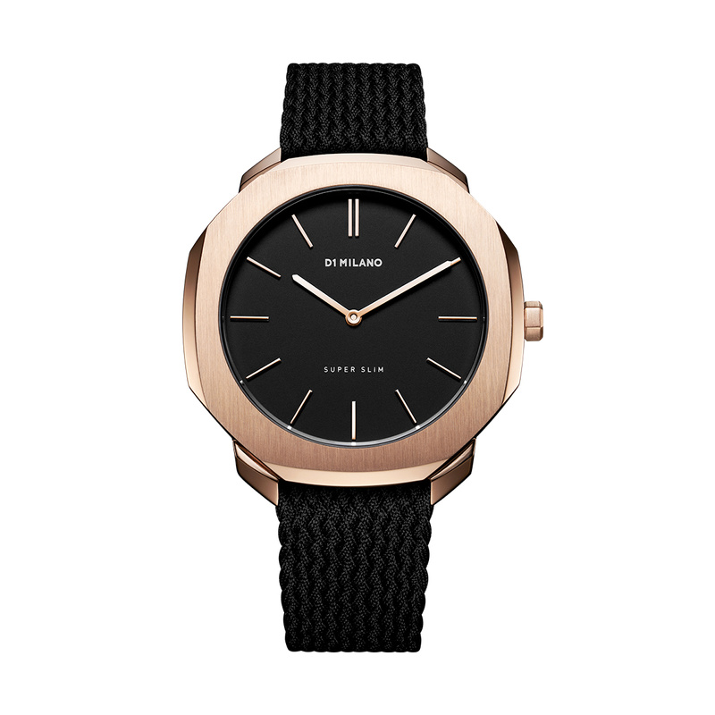 Zegarek D1 MILANO SSPL02. Kwarcowy, Kolor czarny. Unisex.