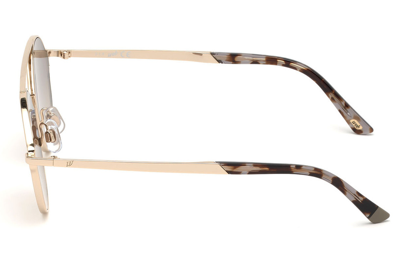 Okulary WEB EYEWEAR WE0243-32G. Okulary przeciwsłoneczne, Kolor złoty. Unisex.