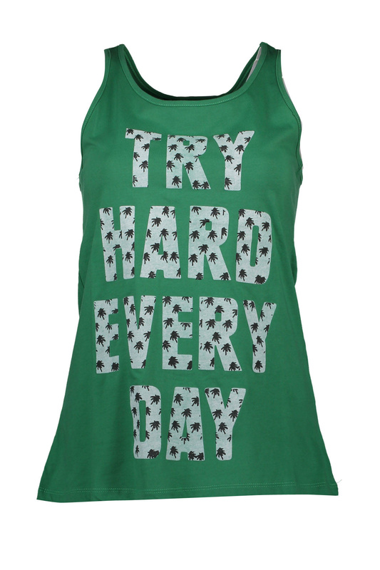 SILVIAN HEACH ZIELONA damski tank top