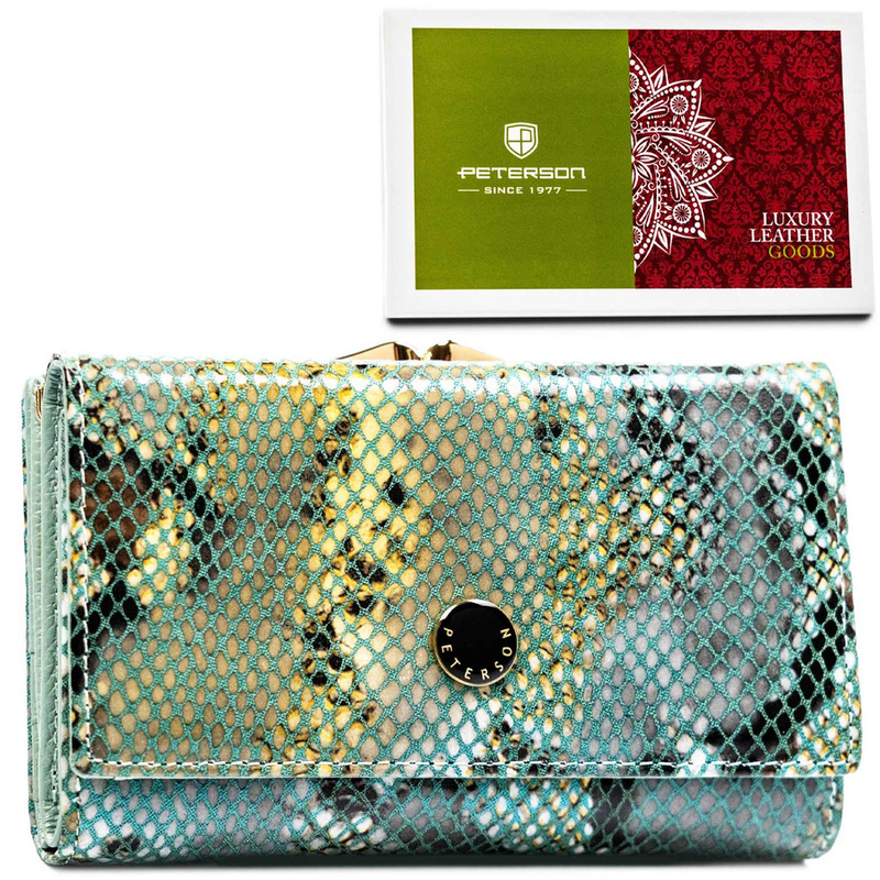 Skórzany damski portfel Peterson PTN 42108-SFL