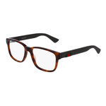 Okulary GUCCI GG0011O-006. Okulary, Kolor brązowy. Mężczyzna.
