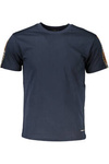 T-SHIRT CAVALLI CLASS Z KRÓTKIM RĘKAWEM MĘSKI NIEBIESKI