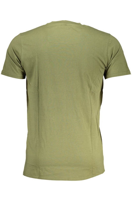 ZIELONY T-SHIRT MĘSKI Z KRÓTKIM RĘKAWEM KLASY CAVALLI