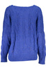 NIEBIESKI SWETER DESIGUAL DAMSKI