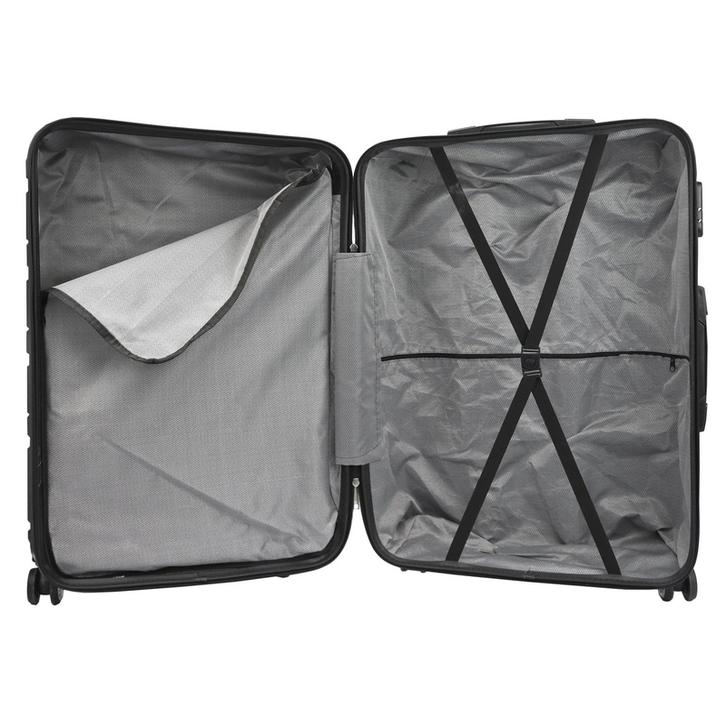 Gravitt zestaw 3 walizek podróżnych na kółkach materiał ABS zamek na kod