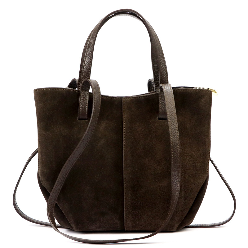 Luka Skórzana pojemna Stylowa damska shopperbag torebka na ramię