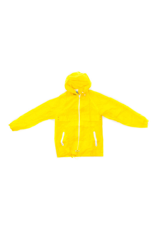 SIMIANI UNISEX ŻÓŁTY PŁASZCZ PRZECIWDESZCZOWY