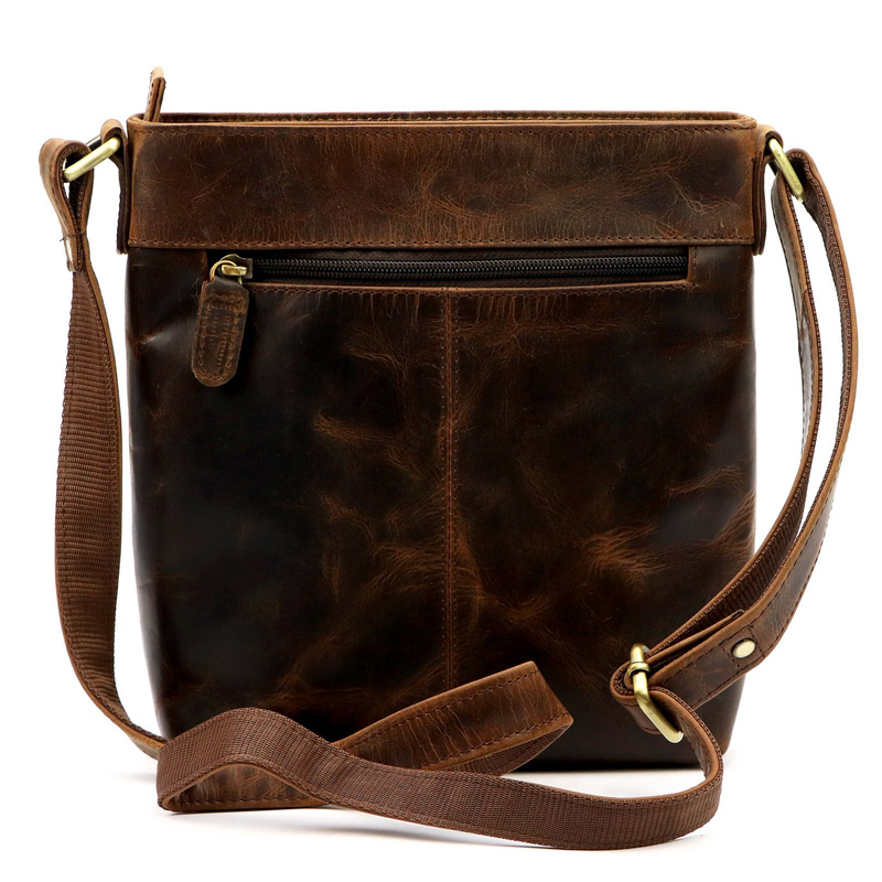 Andreas męska torba na ramię skóra naturalna saszetka przez ramię kieszenie