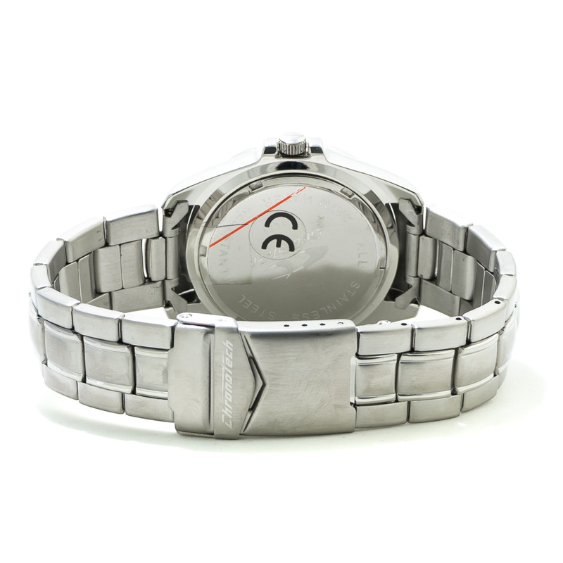 Zegarek CHRONOTECH CT2031M-04. Kwarcowy, Kolor pomarańczowy. Mężczyzna.