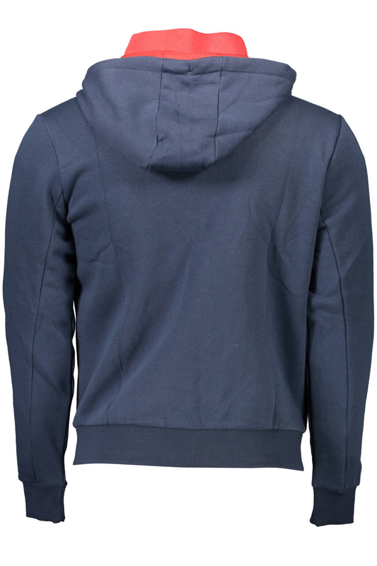 US POLO ASSN. MĘSKA NIEBIESKA BLUZA Z ROZPINANYM NA ZAMEK