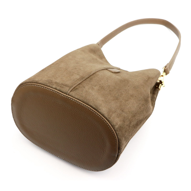 Luka Skórzana Zamszowa damska listonoszka z organizerem torebka przez ramię