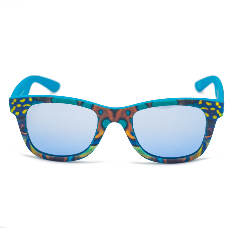Okulary ITALIA INDEPENDENT 0090-FIS-000. Okulary przeciwsłoneczne, Kolor niebieski. Unisex.