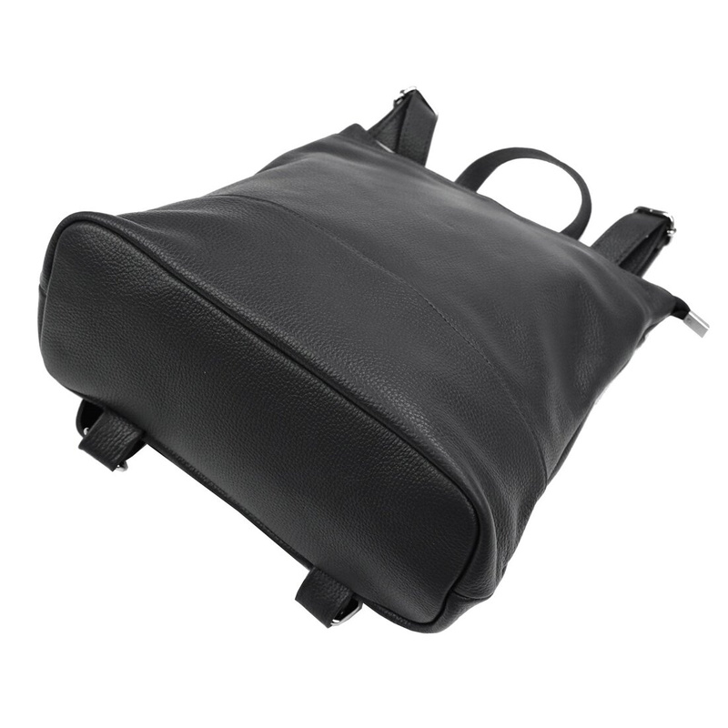 Luka Skórzany damski miejski plecak na ramię z kieszeniami pojemny