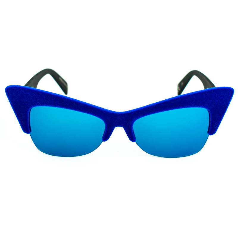 Okulary ITALIA INDEPENDENT 0908V-022-000. Okulary przeciwsłoneczne, Kolor niebieski. Kobieta.