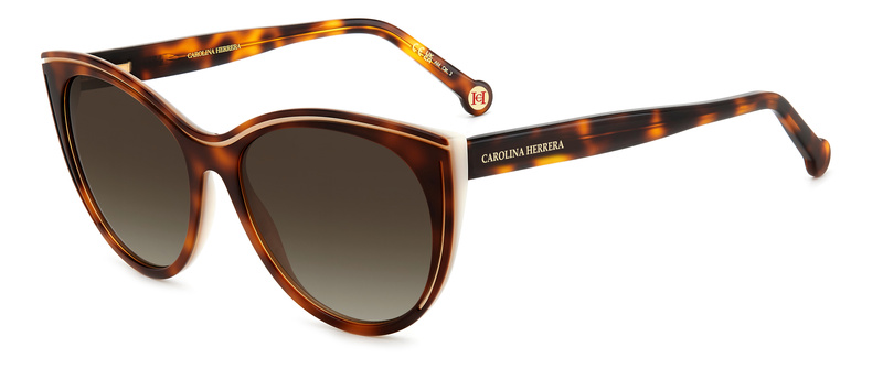 Okulary CAROLINA HERRERA HER0142SC9K. Okulary przeciwsłoneczne, Kolor brązowy. Kobieta.
