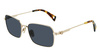 Okulary LANVIN LNV104S-710. Okulary przeciwsłoneczne, Kolor złoty. Unisex.