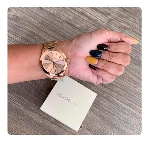 ZEGAREK DAMSKI Michael Kors Slim Runway MK3494 + BOX