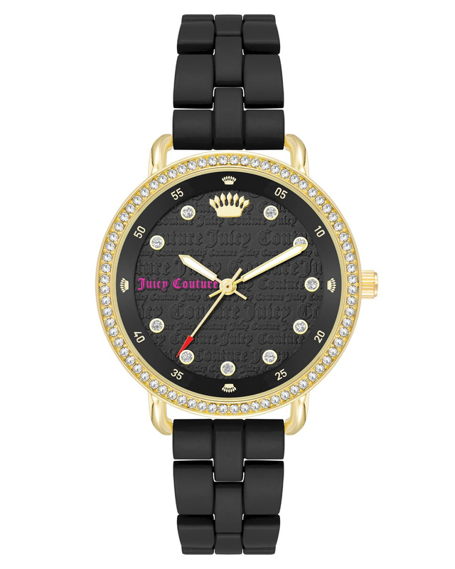 Zegarek JUICY COUTURE JC1310GPBK. Kwarcowy, Kolor czarny. Kobieta.
