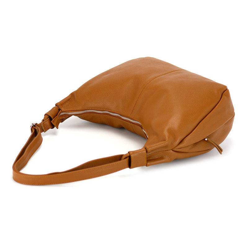 Damska skórzana mała torebka na ramię shopperbag