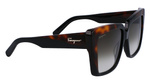 Okulary FERRAGAMO SF1060S-6. Okulary przeciwsłoneczne, Kolor czarny. Kobieta.